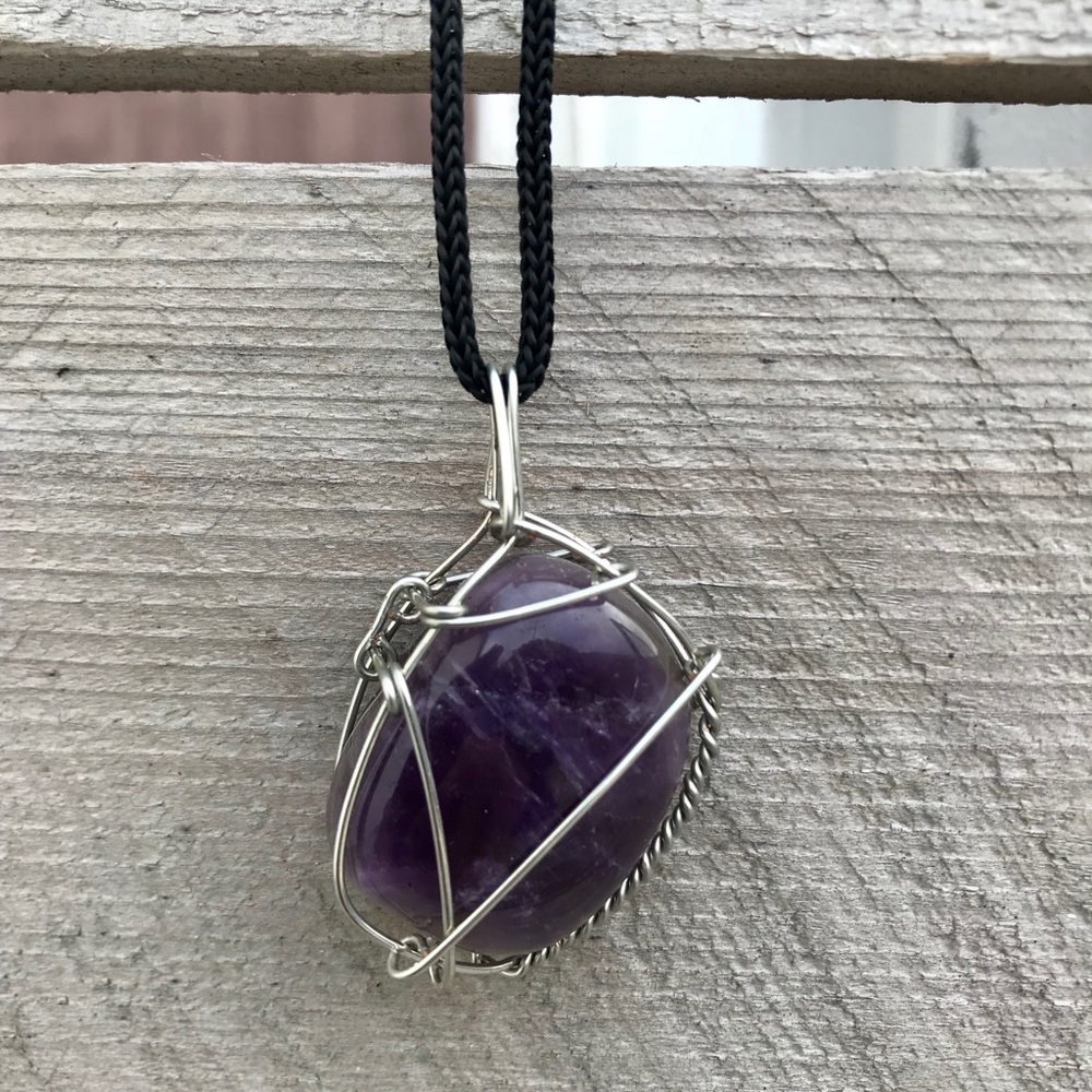 Reversible Amethyst Pendant